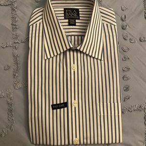 Blue & White Striped Dress Shirt